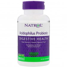Пробиотики, Acidophilus, Natrol, 150 капсул