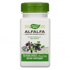 Альфальфа, Alfalfa, Nature's Way, молодые побеги, 1215 мг, 100 веганских капсул
