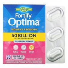 Пробиотики, Fortify® Women's Advanced Care Probiotic, Natures Way, для женщин, 50 млрд., 30 капсул