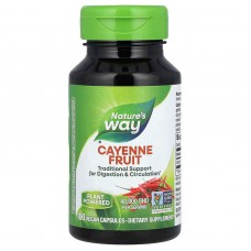 Кайенский перец, Cayenne, Nature's Way, 40000 SHU, 100 капсул