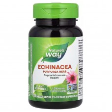 Эхинацея пурпурная, Echinacea Purpurea Herb, Nature's Way, 1200 мг, 100 веганских капсул (400 мг на капсулу)