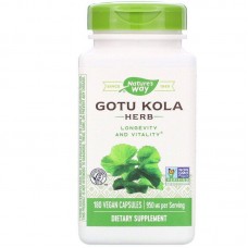 Готу кола, Gotu Kola Herb, Nature's Way, 180 капсул (475 мг в 1 капсуле)