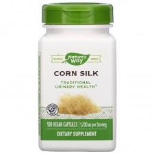 Кукурузные рыльца, Corn Silk, Nature's Way, 1200 мг, 100 веганских капсул (400 мг в капсуле)