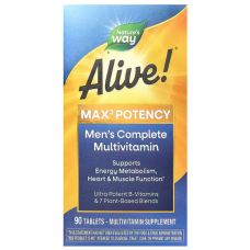 Мультивитамины для мужчин, Men's Complete Multivitamin, Nature's Way, 90 таблеток