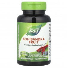 Лимонник китайский, Schizandra, Nature's Way, плоды, 100 веганских капсул (0,58 г на капсулу)