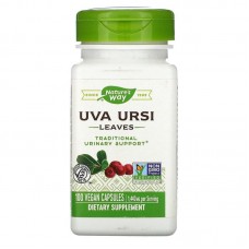 Толокнянка, Uva Ursi, Nature's Way, листья, 1440 мг, 100 вегетарианских капсул