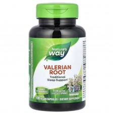 Корень валерианы, Valerian Root, Nature's Way, 1590 мг, 100 веганских капсул (530 мг в капсуле)