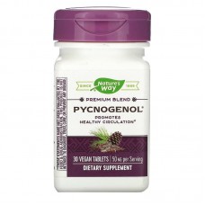 Пикногенол, Pycnogenol®, Nature's Way, экстракт сосновой коры, 50 мг, 30 таблеток