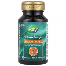 Лактаза, Lactose Defense, Nature's Way, 100 капсул (230 мг в 1 капсуле)