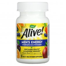Мультивитамины для мужчин Alive!, Multivitamin-Multimineral, Nature's Way, 50 таблеток