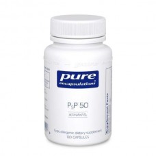 Витамин B6 (Пиридоксаль-5-Фосфат), P5P 50 (vitamin B6), Pure Encapsulations, для поддержки метаболизма, 180 капсул