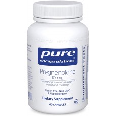 Прегненолон, Pregnenolone, Pure Encapsulations, для поддержки иммунной системы, памяти и гормонального баланса, 10 мг, 60 капсул