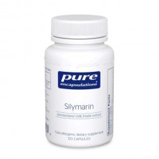 Силимарин, Silymarin, Pure Encapsulations, для поддержки печени и антиоксидантной активности, 120 капсул