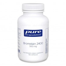 Бромелайн 2400, Bromelain, Pure Encapsulations, 500 мг, 180 капсул