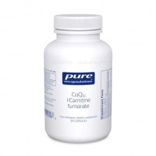 Коэнзим Q10 L-карнитин фумарат, CoQ10 l-Carnitine Fumarate, Pure Encapsulations, сердечно-сосудистая поддержка, 120 капсул