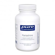 Пантетин, Pantethine, Pure Encapsulations, поддерживает здоровый липидный метаболизм и сердечно-сосудистую функцию, 120 капсул