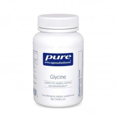 Глицин, Glycine, Pure Encapsulations, поддержка здоровой памяти и детоксикации, 180 капсул