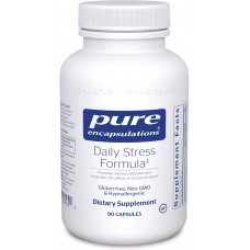 Антистрессовая формула, Daily Stress Formula, Pure Encapsulations, для ежедневного снятия стресса, 90 капсул