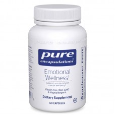 Эмоциональное здоровье, Emotional Wellness, Pure Encapsulations, психическое благополучие при умеренном периодическом стрессе, 60 капсул