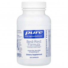 Витамины для спокойного сна, Best-Rest Formula, Pure Encapsulations, поддерживает спокойный сон и релаксацию, 120 капсул