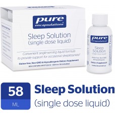 Поддержка сна, Sleep Solution, Pure Encapsulations, при эпизодической бессоннице, 58 мл. бутылочка