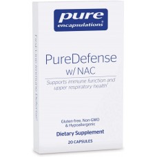 Поддержка иммунитета и здоровья дыхательных путей, PureDefense with NAC, Pure Encapsulations, 20 капсул