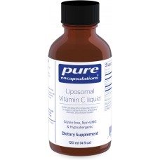 Витамин С липосомальный, Liposomal Vitamin C, Pure Encapsulations, жидкость, 120 мл