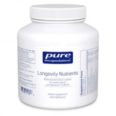 Питательные вещества для долгожительства, Longevity Nutrients, Pure Encapsulations, мультивитаминно-минеральный комплекс для здорового старения, 240 капсул