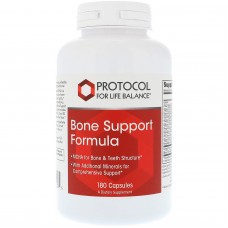 Поддержка костей, Bone Support Formula, Protocol for Life Balance, комплексная формула с MCHA, 180 капсул