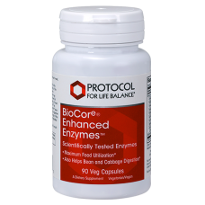 Пищеварительные ферменты широкого спектра, BioCore® Enhanced Enzymes™, Protocol for Life Balance, 90 веганских капсул