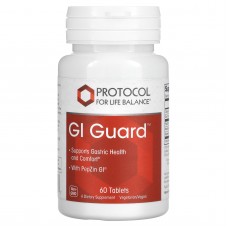 Поддержка кишечной микрофлоры, GI Guard, Protocol for Life Balance, 60 таблеток