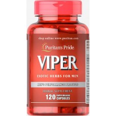 Травяная смесь для мужчин, Viper Exotic Herb, Puritan's Pride, 120 капсул быстрого высвобождения