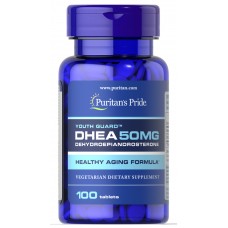 ДГЭА, Дегидроэпиандростерон, DHEA, Puritan's Pride, 50 мг, 100 таблеток