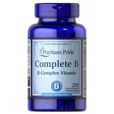 Комплекс витаминов группы В, Complete B, Puritan's Pride, 250 каплет