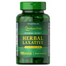 Слабительное средство, Herbal Laxative, Puritan's Pride, 100 капсул