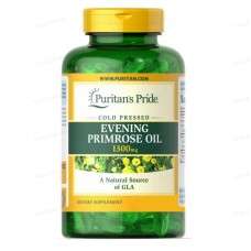 Масло вечерней примулы с ГЛК, Evening Primrose Oil, Puritan's Pride, 1300 мг, 30 гелевых капсул