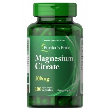Магний цитрат, Magnesium Citrate, Puritan's Pride, 100 мг, 100 капсул