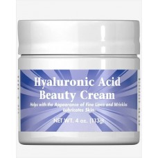 Крем с гиалуроновой кислотой, HyaLuronic Acid Cream, Puritan's Pride, 113 г