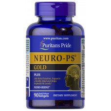 Фосфатидилсерин, Neuro - PS, Gold, Puritan's Pride, 90 капсул