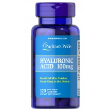 Гиалуроновая кислота, Hyaluronic Acid, Puritan's Pride, 100 мг, 120 капсул