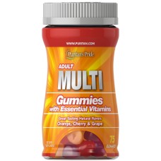 Мультивитамины для взрослых, Adult Multivitamin Gummy, Puritan's Pride, 75 жевательных таблеток