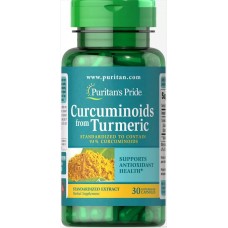 Куркуминоиды из куркумы, Curcuminoids, Puritan's Pride, 500 мг, 30 капсул