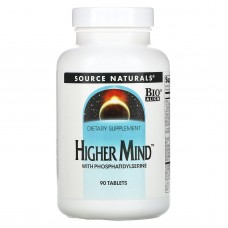 Улучшение работы мозга, формула, Higher Mind, Source Naturals, 90 таблеток