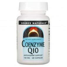 Коэнзим Q10, Coenzyme Q10, Source Naturals, 100 мг, 60 капсул