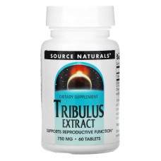 Трибулус экстракт, Tribulus, Source Naturals, 750 мг, 60 табл.