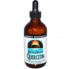 Кверцетин, NutraDrops Quercetin, Source Naturals, жидкость, 118,28 мл