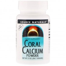 Коралловый кальций, Coral Calcium, Source Naturals, порошок, 56.7 гр.