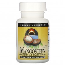 Мангостин, Mangosteen, Source Naturals, 187,5 мг,  60 таблеток