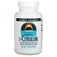 L-цитруллин, L-Citrulline, Source Naturals, 125 мг, 120 капсул