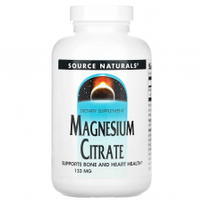 Магний цитрат, Magnesium Citrate, Source Naturals, 133 мг, 90 капсул